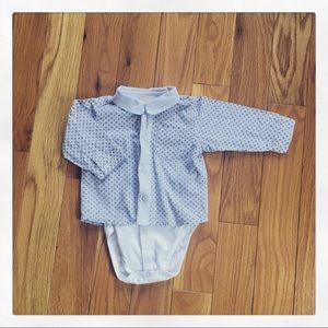 TIMBERLAND Baby all in one shirt and bodysuit (6M)